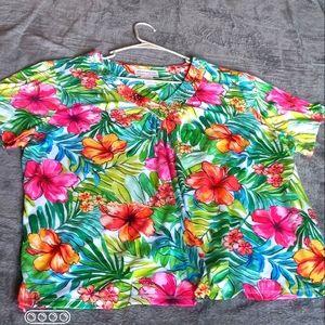 Alfred Dunner Pull-Over Floral Top